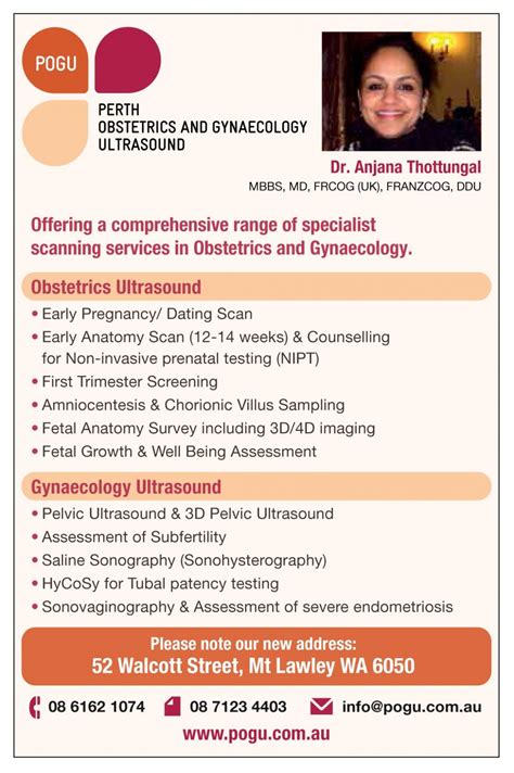 Dr Anjana Thottungal, Obstetrician & Gynaecologist - Ultrasound