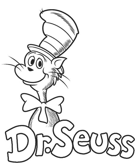 Dr Seuss Coloring Page Printable