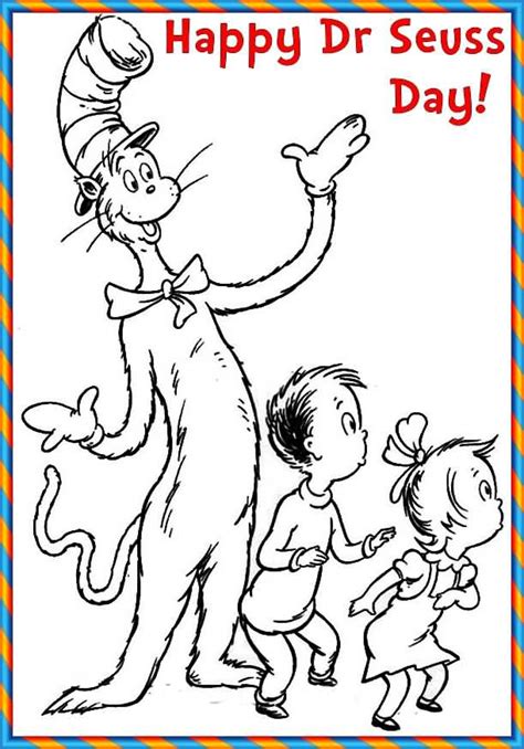 Dr Seuss Free Printable Coloring Pages