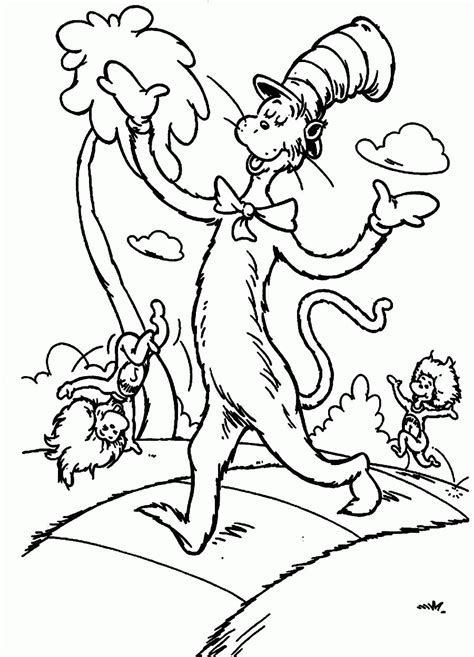 Dr Suess Printable Coloring Pages