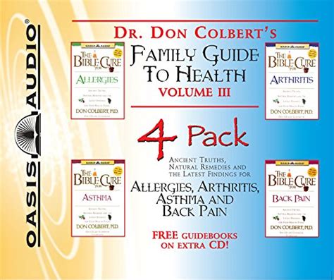 Dr colbert s family guide to health 4 pack 3 allergies asthma arthritis back pain. - Una chiesa, un popolo, un quadro.