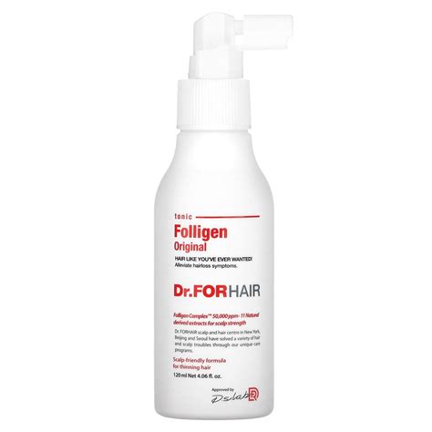 Dr.FORHAIR Folligen Original Biotin Shampoo (16.9oz) for Hair Regrowth Hair Loss Thinning Hair Relief Increase Volume Strength Thickening Treatment Root Enhancer (No Paraben, Silicone, Sulfates) Dr.FORHAIR Folligen Original Tonic 4.06 fl oz 120 ml For Hair Loss Thinning Hair Care Spray Treatment Support Hair Growth Strength Thickening Root Enhancer. 
