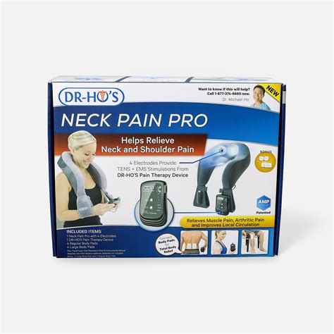 DR-HO'S Neck Pain Pro is a device that uses TENS, EMS and AMP technologies to provide temporary pain relief and symptomatic relief of chronic and acute pain in the neck and …. Dr ho's neck pain pro