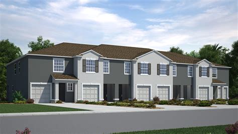 D.R. Horton is proud to bring townhomes to the rapidly growing St. Johns County. Bridgewater is located off County Road 210 just west of I-95 making Downtown Jacksonville and St. Augustine a short drive away. Bridgewater offers two and three-bedroom townhome plans with one and two car garages, plus granite countertops and tile flooring on first ... . 
