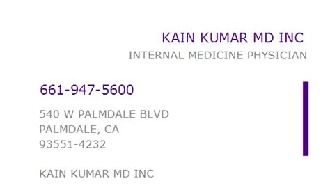 Dr kain kumar palmdale ca. Dr. Quang Ma, DO, is a Neurological Surgery specialist practicing in Palmdale, CA with 15 years of experience. This provider currently accepts 46 insurance plans. ... He works in Palmdale, CA and 1 other location and specializes in Neurological Surgery. RATINGS AND REVIEWS. Dr. Ma's Rating . 0 Ratings. Be first to leave a review. 