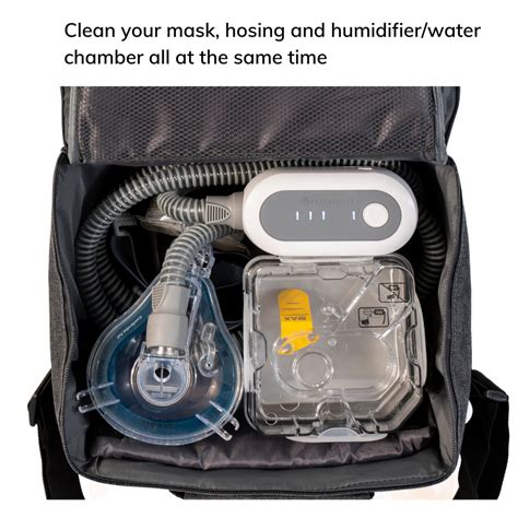 The Sleep8 Sanitizer and Cleaner is a combination of three units: 1 Sleep8 Device – It is a silent device that pumps activated oxygen into the bag and sanitizes the CPAP components.; 1 Sanitizing Filter Bag – A durable carbon filter bag to keep the CPAP components for sanitization and safely filter the ozone back to oxygen as it exits the bag …. 