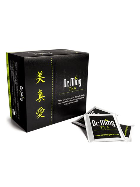 Dr ming tea. Dr Ming Tea encourages the production of adiponectin – a hormone responsible for regulating metabolism. By increasing adiponectin levels, your body may be able to burn fat more effectively leading to reduced body weight. Drinking Dr Ming Tea before meals can also help suppress appetite naturally leading to reduced food intake … 