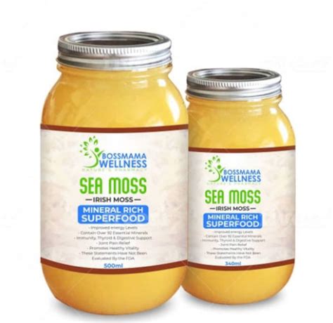 Golden Irish Sea Moss, Pure Wildcrafted, Nutrient-Rich, Dr. Sebi In