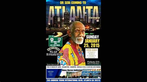 DR. SEBI ATLANTA GEORGIA 2015 CURES AIDS AND CANCER(Enhanced Audio Only)Audio Only!Original Video: https://youtu.be/AzIsbZZiM10If you think there is other va....