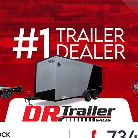DR Trailers We have more than double the in-stock inventory than DR Trailers in Milan, MI. We have over 1,500 trailers on our 45 acre lot. We have 10 Trailer Specialist available to help you navigate our wide variety of brands & extensive inventory. Showing1-15 of 1,374 items 15 30 60 per page Page: 1 2 3 92 > Sort By: Newest Title (A to Z)