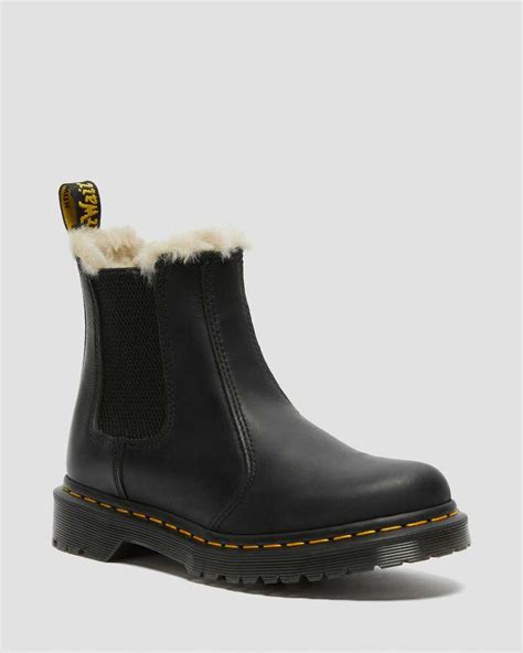 Dr. Martens 2976 Leonore Faux Fur Lined Chelsea Boots in …