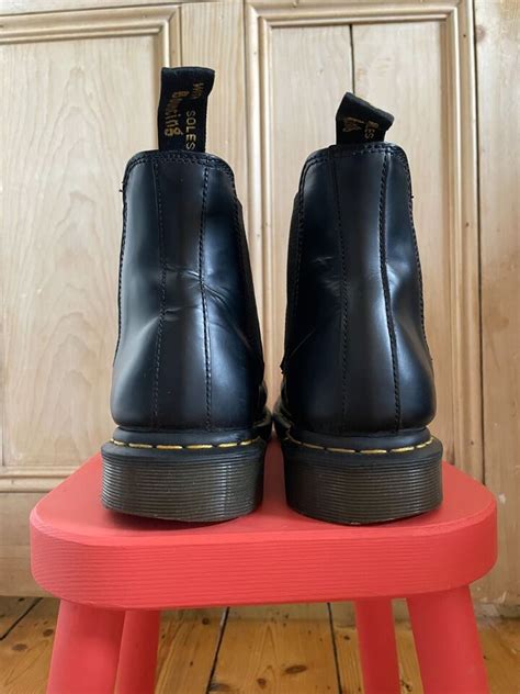 Dr. Martens Mens Black Leather Boots Sz 10 eBay