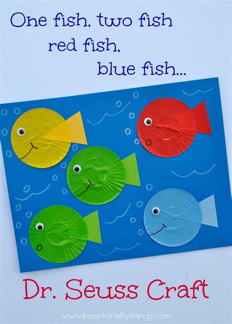 Dr. Seuss Activities: Red Fish Blue Fish ABC Match