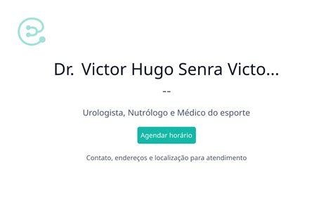 Dr. Victor Hugo Senra Victor, Especialista em Rio de Janeiro - RJ