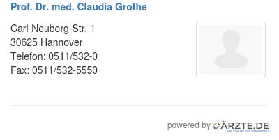 Dr. med. Claudia Grothe (General Practitioner (GP)) in 15831 ...