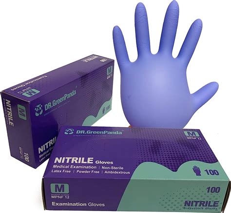 Dr.GreenPanda Blue Nitrile Medical Exam Gloves for Healthcare ... - Walmart