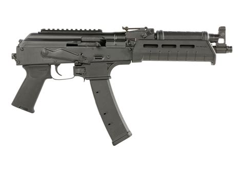 The Century Arms Draco delivers a reliable and durable pistol platform with great performance and accuracy. It comes chambered in 7.62x39mm with a 10.5 inch barrel. Features include an ME 109 muzzle brake, a blade brace, and a 30 round magazine. DRACO SPECIFICATIONS. – Caliber: 7.62x39mm. – Model: Draco. – Stock Finish: …. 