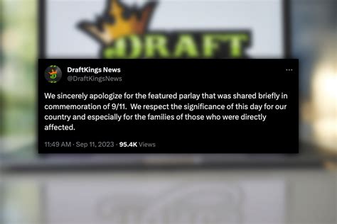 DraftKings Sportsbook apologizes for 9/11-themed betting