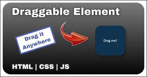 Draggable js tutorial.  The user may select draggable elements with a mouse, ...