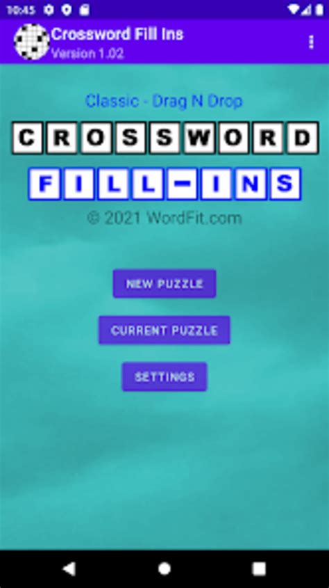 DragnDrop Crossword FillIns for Android Download
