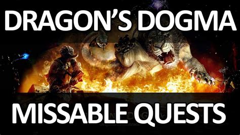 Dragon's Dogma - Beginner Guide: Early Missable Quests Quest Lost Faith: Triggered in Cassardis at the start of the game. Automatically fails if Off With Its Head is completed. Quest Floral ...