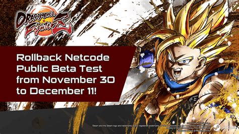 Dragon Ball FighterZ – Rollback Netcode Beta Coming to Steam in …