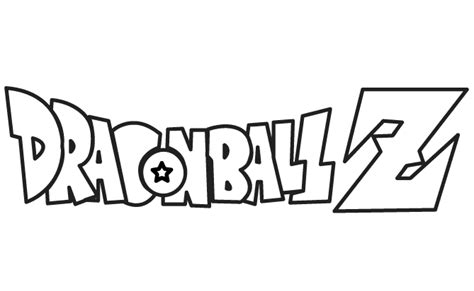 Dragon Ball Z logo Coloring Pages - Dragon Ball Z Coloring …