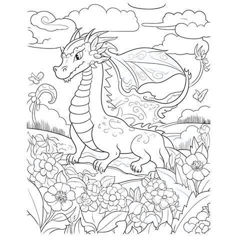 Dragon Coloring Book