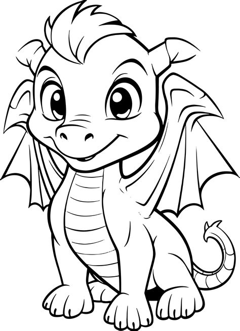 Dragon Coloring Paper