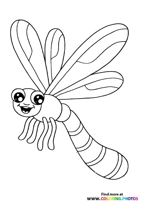 Dragon Fly Coloring