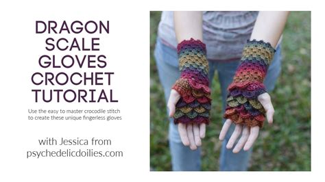 Dragon Gloves Crochet Pattern Tutorial YouTube