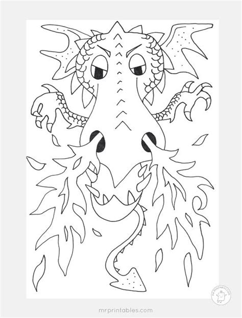 Dragon Kids Coloring Page FaveCrafts.com