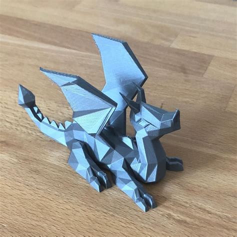 Dragon Low Poly - Etsy