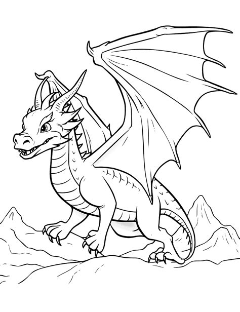 Dragon Pictures Coloring