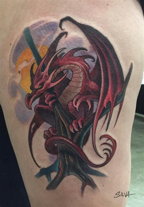 Dragon Tattoo by Marvin Silva Tattoos
