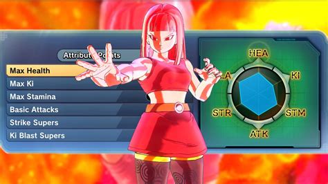 Build only has three options, thin characters receive 20% more Ki Blast (Basic/Super) power, and 20% less Melee/Strike (Basic/Super) power, while thicker characters get the opposite. In short, deviating from the default will result in changes to your character's base stats. A tall character will have more health, but less speed..