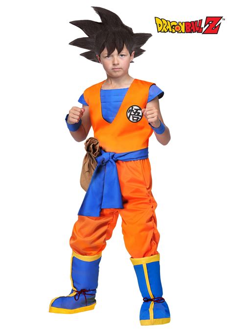 Adult Super Saiyan Goku Dragon Ball Z Costume, Orange Anime Jumpsu