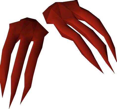 Diango's claws (previously named as Dragon claws) are a cosmetic item added to Old School RuneScape as an April Fools joke. It was previously obtained from Little Mo after completing the 2015 April Fools event, but can now be bought from Diango. They visually resemble the much more expensive Dragon claws. This item can not be equipped and therefore have no stats.. 