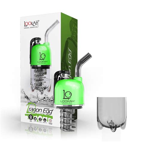Lookah Dragon Egg portable e-rig is the next-level water-filtered vaping device. The mini handheld vape has a capsule shape. ... This can damage the plastic, clean the chamber and percolator with warm soapy water. To preserve the taste, the Dragon Egg uses 710-thread quartz atomizing coils and has a glass straw to draw the vapor through. These ...