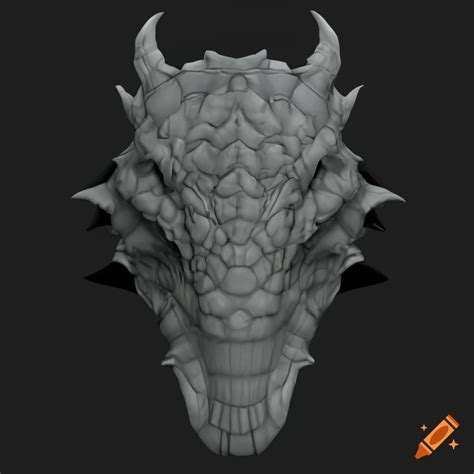 Dragon face 3d model.  I&rsquo;m new in Sculpting and this is my first ...
