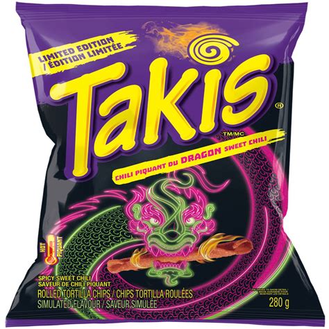 Dragon takis. Takis newest flavor is its first no-heat addition to the flavor portfolio—which currently includes Fuego, Blue Heat, Intense Nacho, Dragon … 
