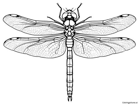 Dragonfly Coloring Shee