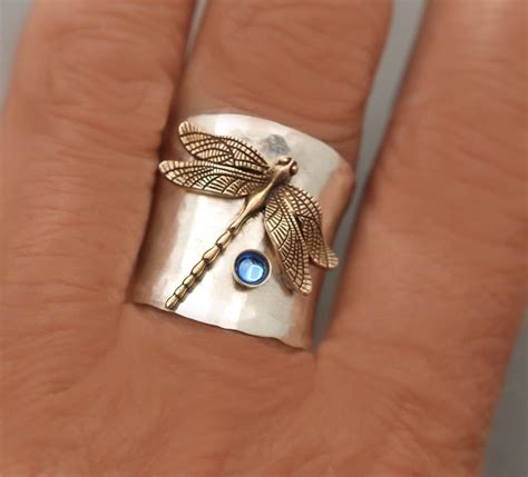 Dragonfly Rings - Etsy