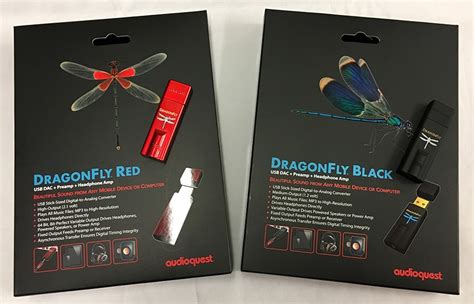 Dragonfly black vs. 68&Omega; and they listed "<1&Omega;" for the Red. 53&Omega; ...