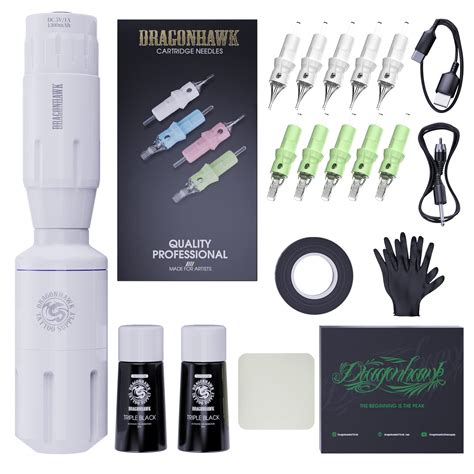 Dragonhawk Wireless Battery Rotary Tattoo Pen Machine Supply