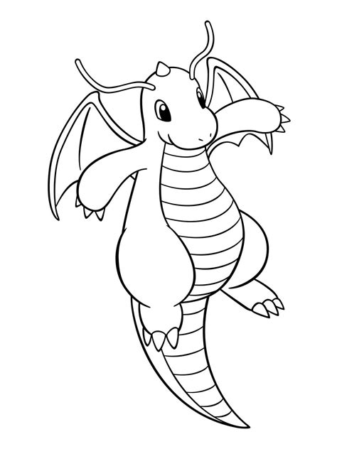Dragonite Coloring