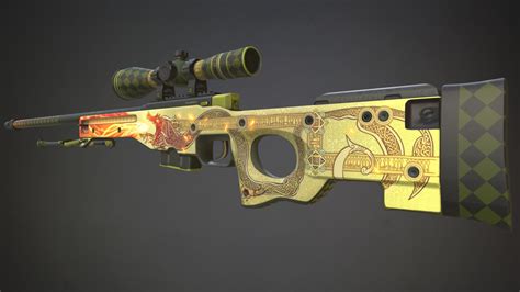 Dragonlore. AWP | Dragon Lore. High risk and high reward, the infamous AWP is recognizable by its signature report and one-shot, one-kill policy. It has been custom painted with a knotwork dragon. 200 keys could never unlock its secrets. The appearance of items in the individual listings may vary slightly from the one above. 