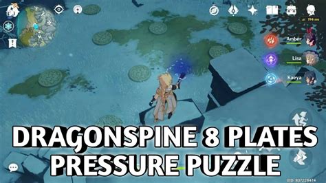 27 Feb 2023 ... Treasure location; New enemies; How to solve the pressure tiles puzzle in Dragonspine ... The player will have to interact with eight pressure .... 