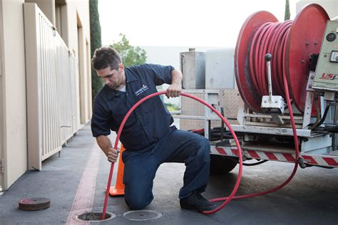 Drain cleaning plumbing. Hydro jetting is a plumbing process of clearing clogged drains and sewers by using a high-pressure hose to rip through buildup of sticky debris. The powerful force of water from a ... 