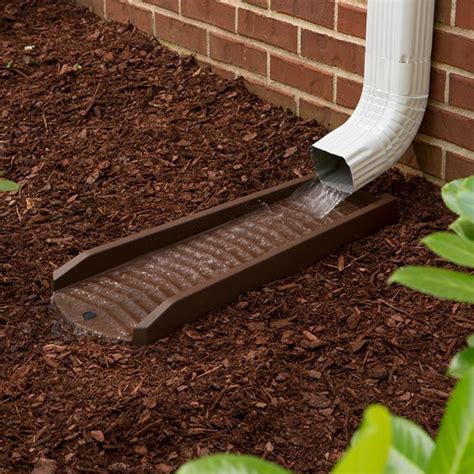 Drain rain gutter. Rain Gutter Downspout Extensions, Downspout Extender for Rainwater Drainage Flexible, Down Spout Drain Extension Pipe and Extendable from 21 to 66 Inches (Brown) 260. … 